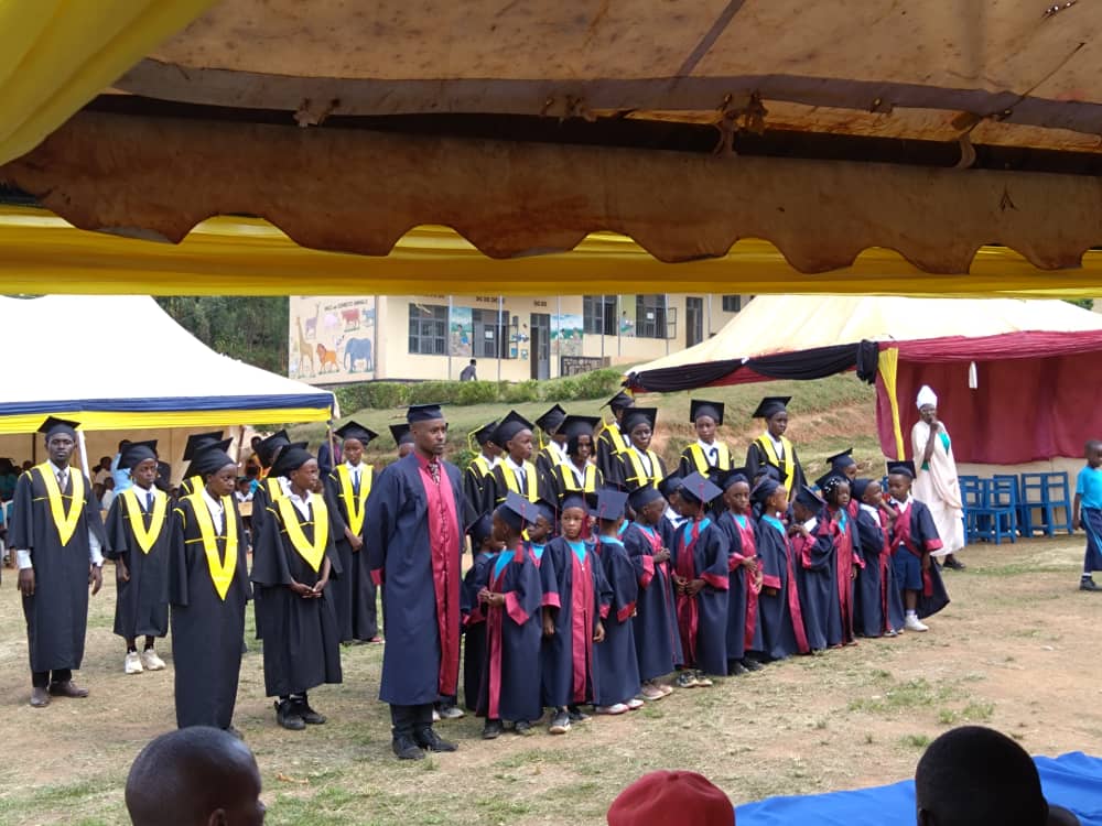 Children engaged in a classroom activity