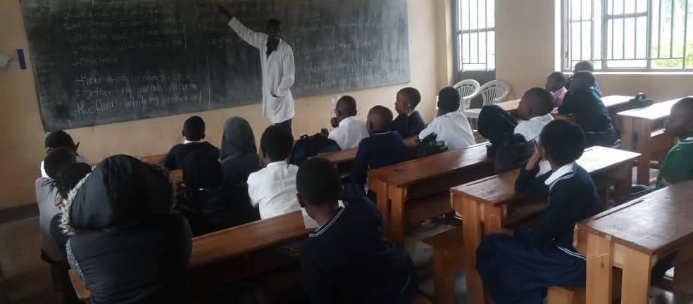 Old photo of Bright Kids School building