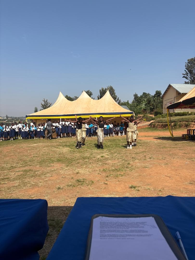 Kids playing on a school playground